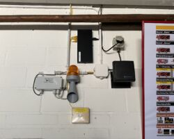 Installation Fahrzeughalle